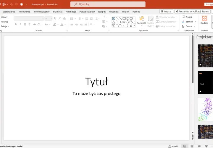 Jak włączyć projektowanie w PowerPoint i poprawić swoje prezentacje