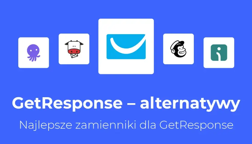 GetResponse – alternatywy. Logo Mailchimp, Sendinblue, ActiveCampaign i innych. Najlepsze zamienniki dla GetResponse.