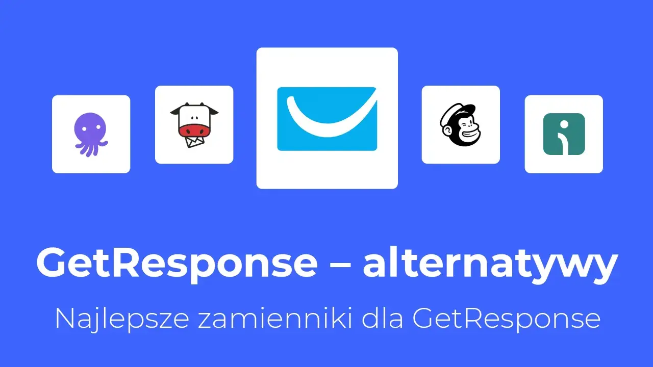 GetResponse – alternatywy. Logo Mailchimp, Sendinblue, ActiveCampaign i innych. Najlepsze zamienniki dla GetResponse.